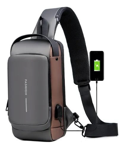 MOCHILA ANTIRROBO CON PUERTO USB
