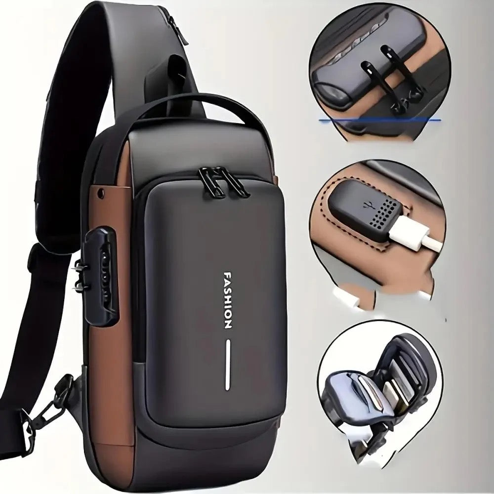 MOCHILA ANTIRROBO CON PUERTO USB