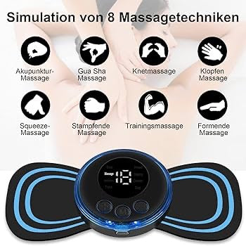 MINI MASAJEADOR PORTATIL 8 MODOS
